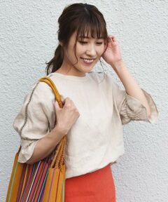 SHIPS / シップス シャツ・ブラウス | リネンステッチブラウス