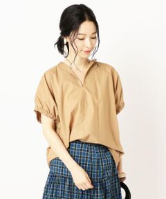 SHIPS / シップス シャツ・ブラウス | タイプライターゴムスリーブブラウス