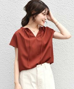 SHIPS / シップス シャツ・ブラウス | 2WAYショートスリーブブラウス