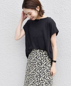 SHIPS / シップス カットソー | リネンバックギャザープルオーバー