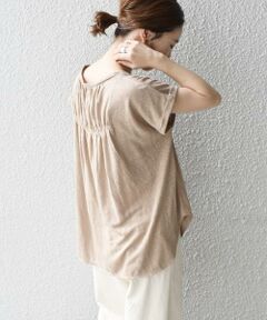 SHIPS / シップス カットソー | リネンバックギャザープルオーバー