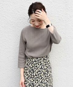 SHIPS / シップス カットソー | ブリスタージャガードアシメプルオーバー◇