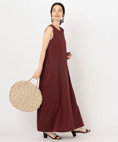 SHIPS / シップス ロング・マキシ丈ワンピース | Prefer SHIPS:バックベルトジャージーワンピース