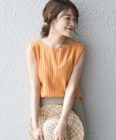 SHIPS / シップス ニット・セーター | リネンVネックボタンベスト