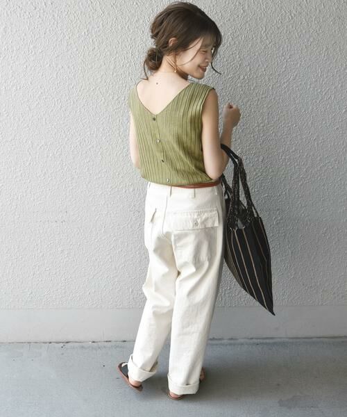 SHIPS / シップス ニット・セーター | リネンVネックボタンベスト | 詳細30