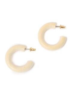 SHIPS / シップス ピアス・イヤリング | ウッドミニフープピアス