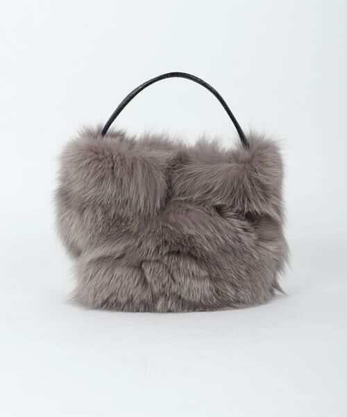 SHIPS for women / シップスウィメン トートバッグ | VIOLAd’ORO:FOX FUR BAG ◇ | 詳細1