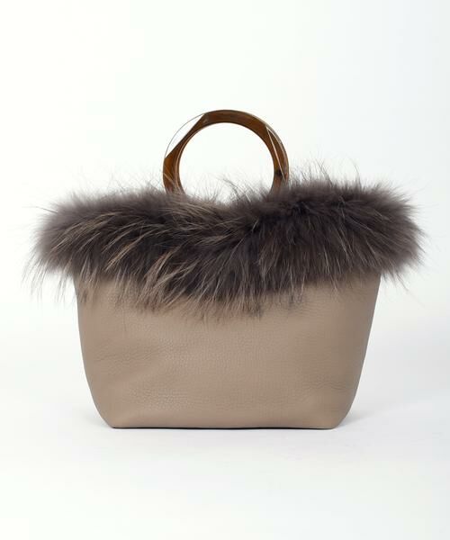SHIPS for women / シップスウィメン トートバッグ | VIOLAd’ORO:RING FUR TOTE ◇ | 詳細1