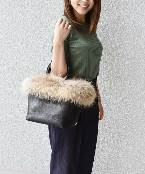 SHIPS for women / シップスウィメン トートバッグ | VIOLAd’ORO:RING FUR TOTE ◇ | 詳細9