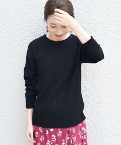 SHIPS / シップス カットソー | ワッフルプルオーバー◇