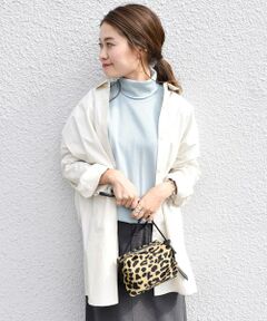 SHIPS / シップス カットソー | ラウンドヘムハイネックカットソー◇