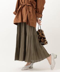 SHIPS / シップス ロング・マキシ丈スカート | PrimaryNavyLabel:プリーツニットスカート