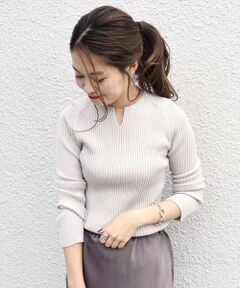 SHIPS / シップス ニット・セーター | スキッパーウールリブニット