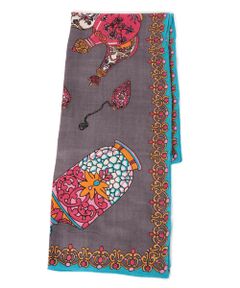 SHIPS / シップス マフラー・ショール・スヌード・ストール | manipuri:120*120 プリントストール