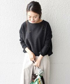SHIPS / シップス カットソー | リップルジャージープルオーバー◇