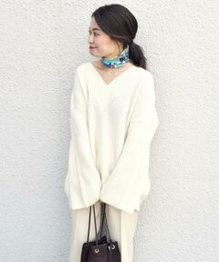 SHIPS / シップス ニット・セーター | ウィンタービッグVネックプルオーバー◇