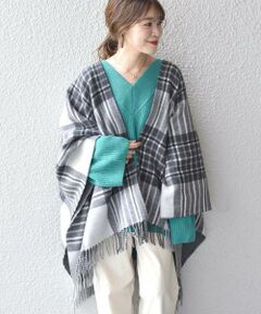 SHIPS / シップス ポンチョ | GIBIWEAR for SHIPS:リバーシブルポンチョ◇