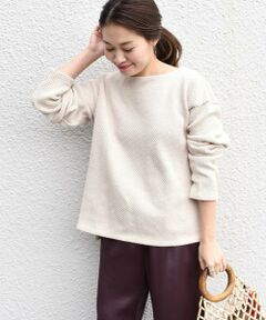 SHIPS / シップス カットソー | ハニカムローゲージカットソー◇