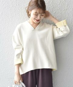 SHIPS / シップス ニット・セーター | リバーシブルカラーニット◇