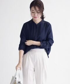 SHIPS / シップス シャツ・ブラウス | ピンタックブラウス