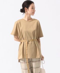 SHIPS / シップス カットソー | ベルト付きビッグTシャツ◇