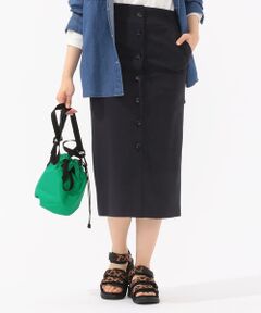 SHIPS / シップス ミニ・ひざ丈スカート | フロントボタンタイトスカート◇