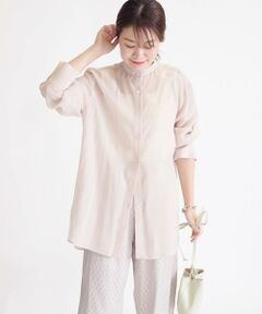 SHIPS / シップス シャツ・ブラウス | シアーバンドカラーシャツ◇