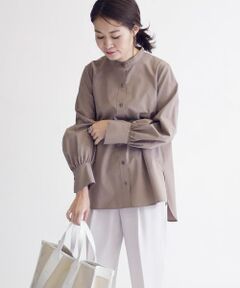 SHIPS / シップス シャツ・ブラウス | コットンボリュームスリーブブラウス◇