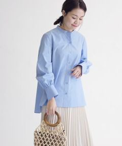 SHIPS / シップス シャツ・ブラウス | コットンボリュームスリーブブラウス◇