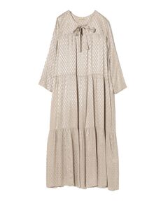 SHIPS / シップス ロング・マキシ丈ワンピース | ne quittez pas:ペイズリージャガードティアードドレス