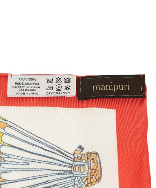 SHIPS for women / シップスウィメン バンダナ・スカーフ | manipuri:シルクスカーフ 65×65 | 詳細2