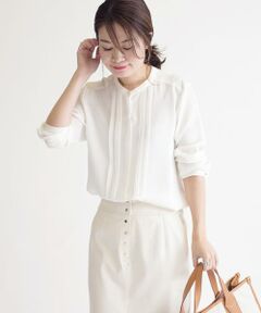 SHIPS / シップス シャツ・ブラウス | ピンタックブラウス