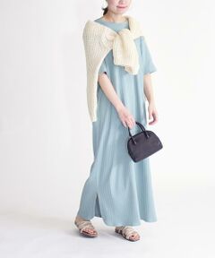 SHIPS / シップス ロング・マキシ丈ワンピース | USAコットンTEEワンピ◇