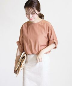 SHIPS / シップス シャツ・ブラウス | サテンTeeブラウス◇