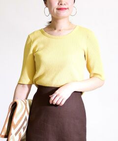 SHIPS / シップス カットソー | ライトテレコ 5/S トップス◇