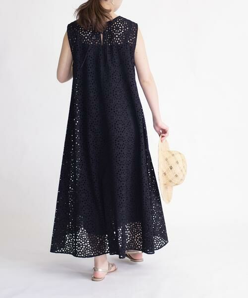 SHIPS / シップス ロング・マキシ丈ワンピース | PrimaryNavyLabel:エンブロイダリーワンピース | 詳細11