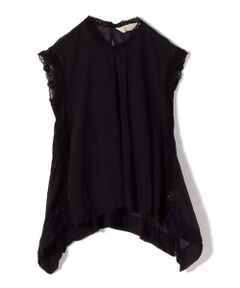 SHIPS / シップス シャツ・ブラウス | bon vieux temps:コットンノースリーブAラインブラウス