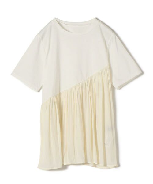 SHIPS / シップス カットソー | カッセンコンビショートスリーブTEE | 詳細1