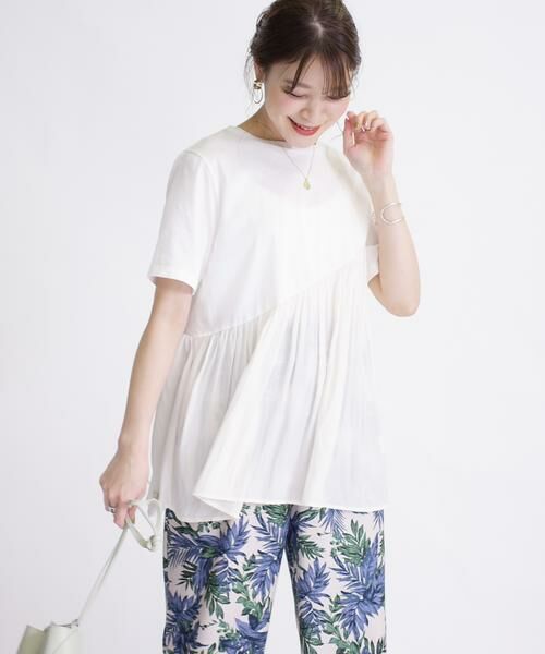 SHIPS / シップス カットソー | カッセンコンビショートスリーブTEE | 詳細3