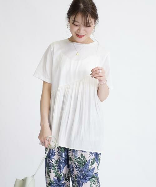 SHIPS / シップス カットソー | カッセンコンビショートスリーブTEE | 詳細6