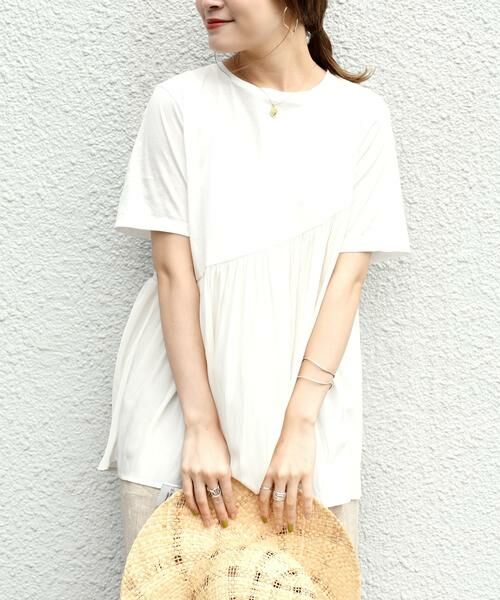 SHIPS / シップス カットソー | カッセンコンビショートスリーブTEE | 詳細10