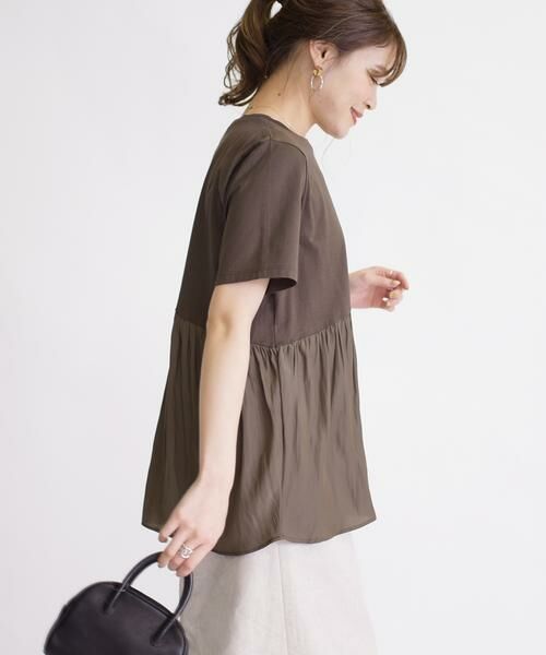 SHIPS / シップス カットソー | カッセンコンビショートスリーブTEE | 詳細22