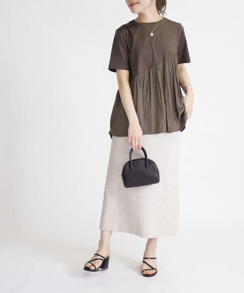 SHIPS / シップス カットソー | カッセンコンビショートスリーブTEE | 詳細25