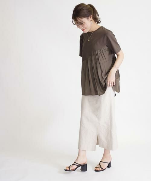 SHIPS / シップス カットソー | カッセンコンビショートスリーブTEE | 詳細26