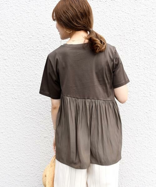 SHIPS / シップス カットソー | カッセンコンビショートスリーブTEE | 詳細28