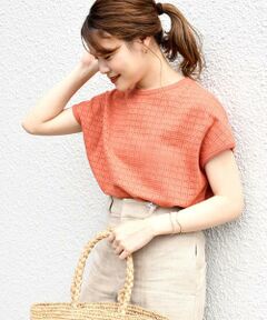 SHIPS / シップス カットソー | アイレットフレンチスリーブトップス