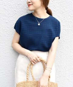 SHIPS / シップス カットソー | アイレットフレンチスリーブトップス