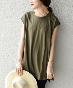 【WEB限定】クールタッチノースリーブビッグTEE◇