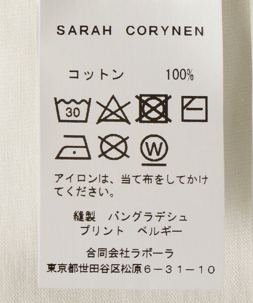 SHIPS for women / シップスウィメン Tシャツ | SARAH CORYNEN:グラフィックTee | 詳細7