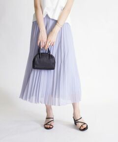 SHIPS / シップス ロング・マキシ丈スカート | シフォンプリーツスカート